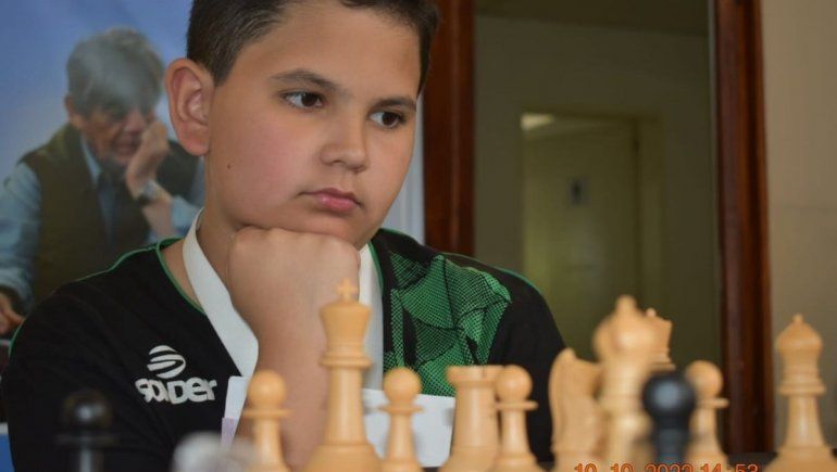 Un roquense de 12 años salió campeón en un abierto internacional de ajedrez