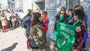 En la última audiencia hubo una concentración en los tribunales.