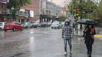 El pronóstico anticipó la llegada de lluvias en la región.
