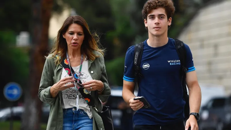 Formula 1: quién es la madre de Franco Colapinto que lo acompaña a todas las carreras