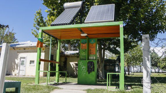 Mirá el estado de la garita solar para recargar agua y celus