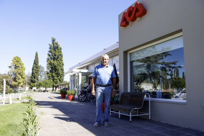 Machinea en la puerta del ACA, un cl&aacute;sico de los cipole&ntilde;os. Foto Anah&iacute; C&aacute;rdena.