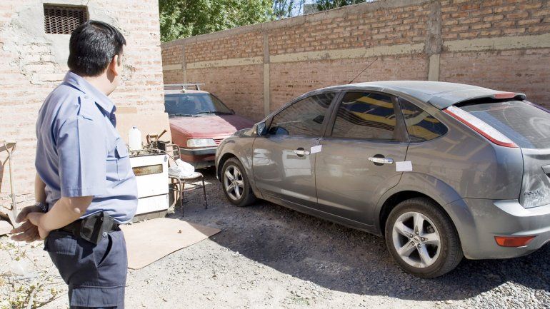 El auto robado en General Roca