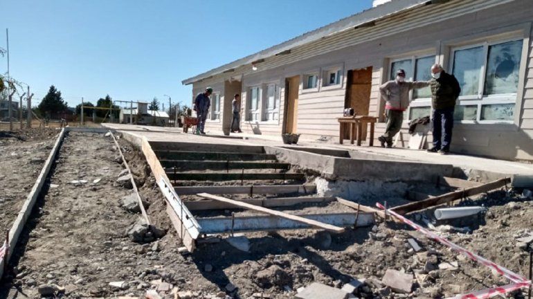 Se retoman las obras escolares en Río Negro