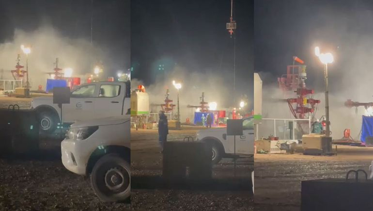 Controlaron y cerraron el pozo que tuvo una fuga de agua en Vaca Muerta