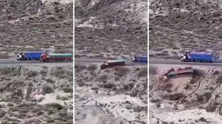 El relato del camionero del terrible vuelco en Paso Córdoba