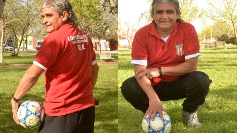 Nico Jaime, fundador de la escuelita de fútbol Los Humildes.
