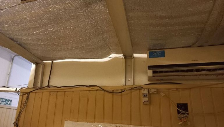 El interior de la Comisar&iacute;a 7ma muestra graves problemas edilicios. No tienen gas y sufren cortes de energ&iacute;a por problemas internos.&nbsp;
