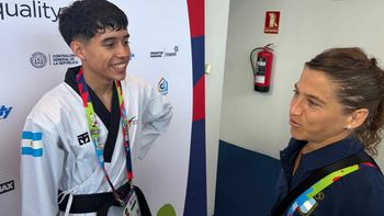 Santiago Corso junto a la Peque Pareto. Fotos: Sergio Dovio | LMCipolletti.com Santiago Corso junto a la Peque Pareto. Fotos: Sergio Dovio