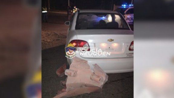 Borracha al volante huyó