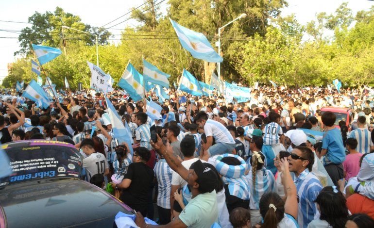 Así festejó Cipolletti la clasificación de la Selección