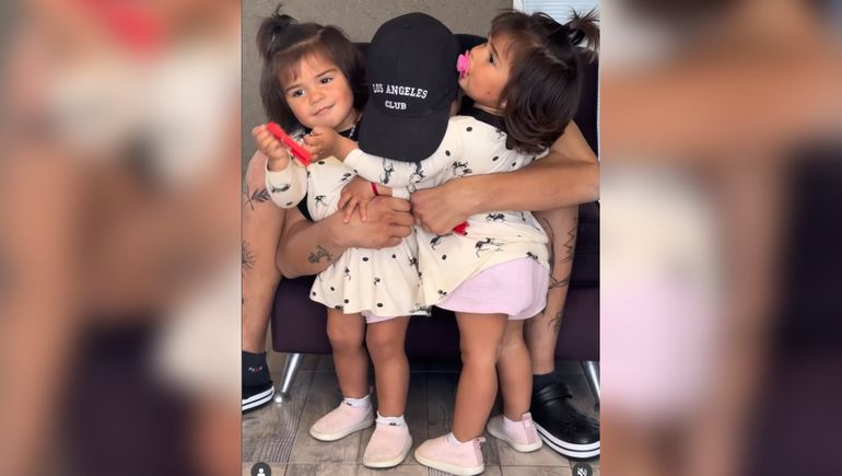 Thiago Medina se reencontró con sus hijas tras 28 días en terapia intensiva