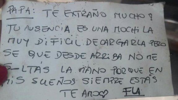 Misterio: el hijo no reconocido que dejó nota anónima en el cementerio