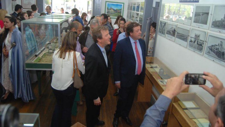Weretilneck y Tortoriello recorrieron las instalaciones del museo.