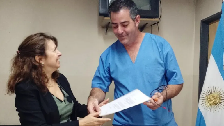 Sauel al asumir como nuevo director del Hospital en 2024.