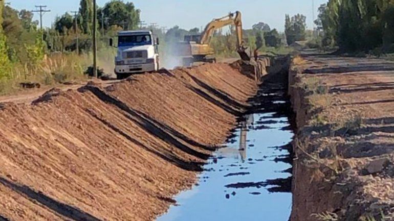 Avanza la obra para evitar inundaciones