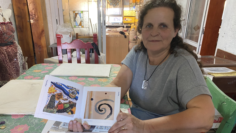 Sandra Rena, artista de Cipolletti.
