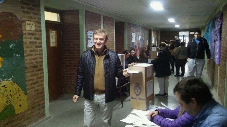 Tortoriello votó en Cipolletti.&nbsp;