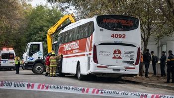 La tragedia se registró este lunes durante la mañana en el centro de la ciudad. Foto: Gentileza (Radio Ciudad Catriel).
