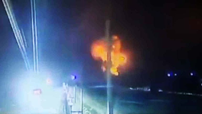 El video de la terrible explosión en la refinería en Plaza Huincul