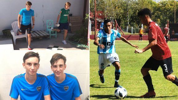 Pibes cipoleños de AFA no paran de entrenar en casa