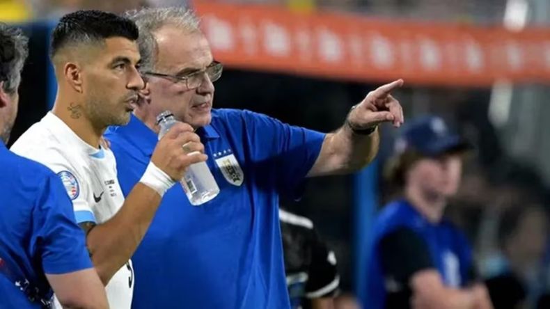 Marcelo Bielsa y Luis Suárez