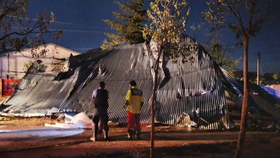 Una tormenta de lluvia y granizo azotó a Cutral Co y Plaza Huincul