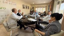 La reunión contó con la participación de varios representantes de distintos organismos judiciales.