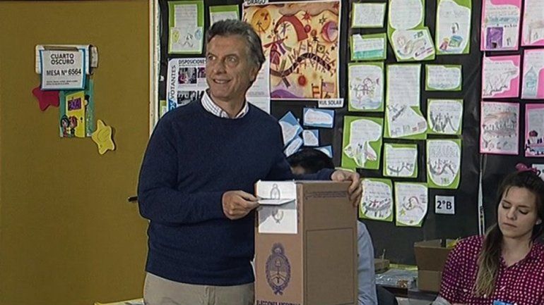 Mauricio Macri candidato a presidente por el frente Cambiemos.