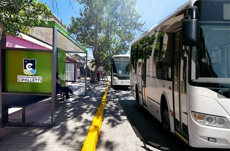 El nuevo servicio, vine con la incorporación de paradas seguras que instaló el municipio.