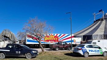 Hubo problemas con el circo Dihany. Foto Inforo.
