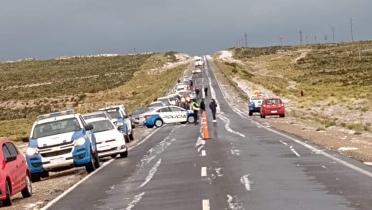 Dos heridos graves por un violento accidente en plena tormenta