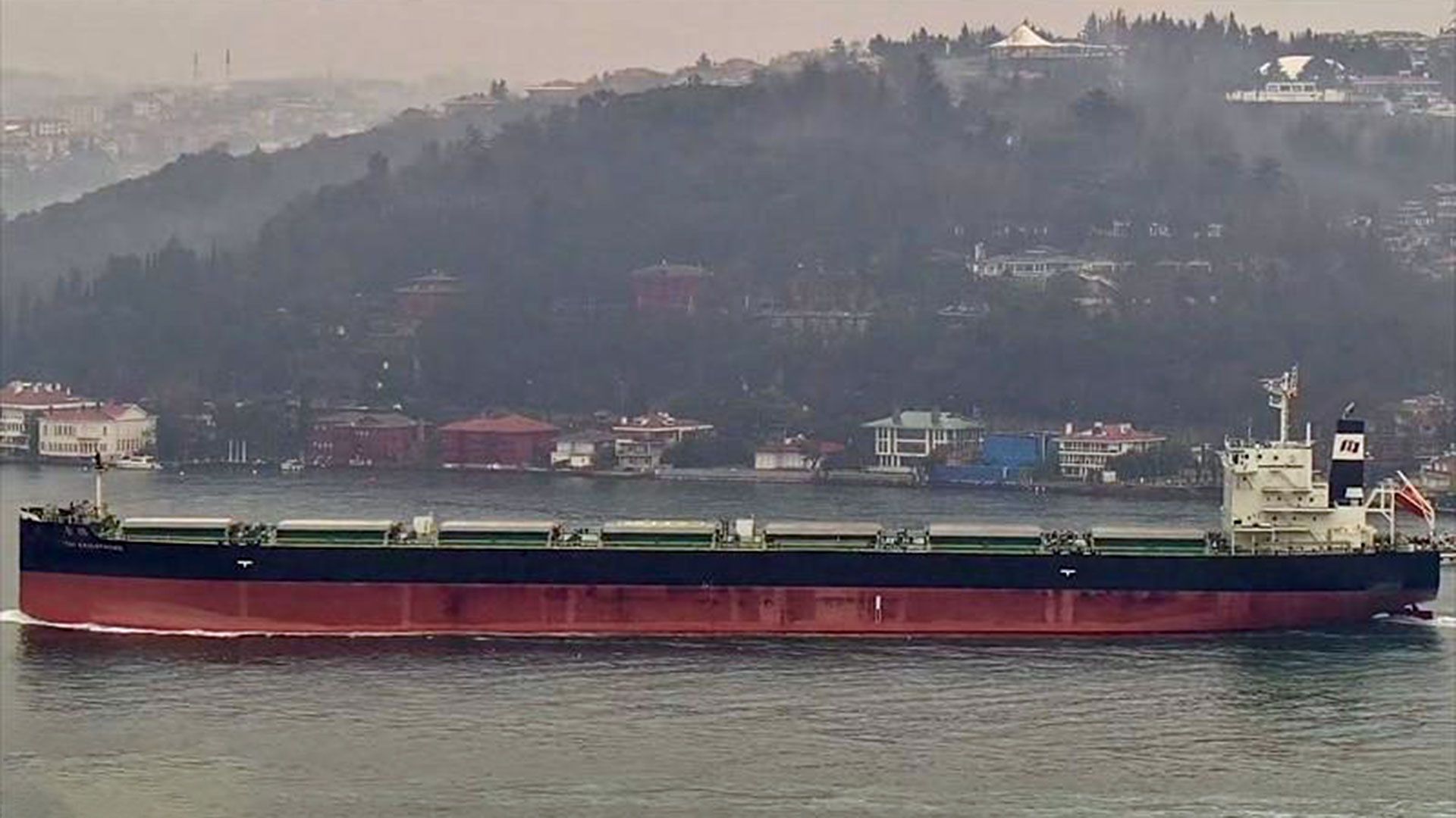 Chocó un barco con más de 70 toneladas de soja y casi se hunde