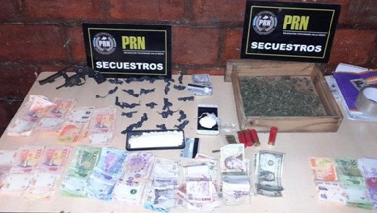 Lamarque: la Policía desarticuló un punto de venta de drogas