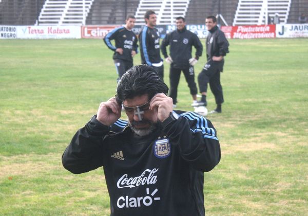 Los arqueros de la selección entrenaron en la Visera
