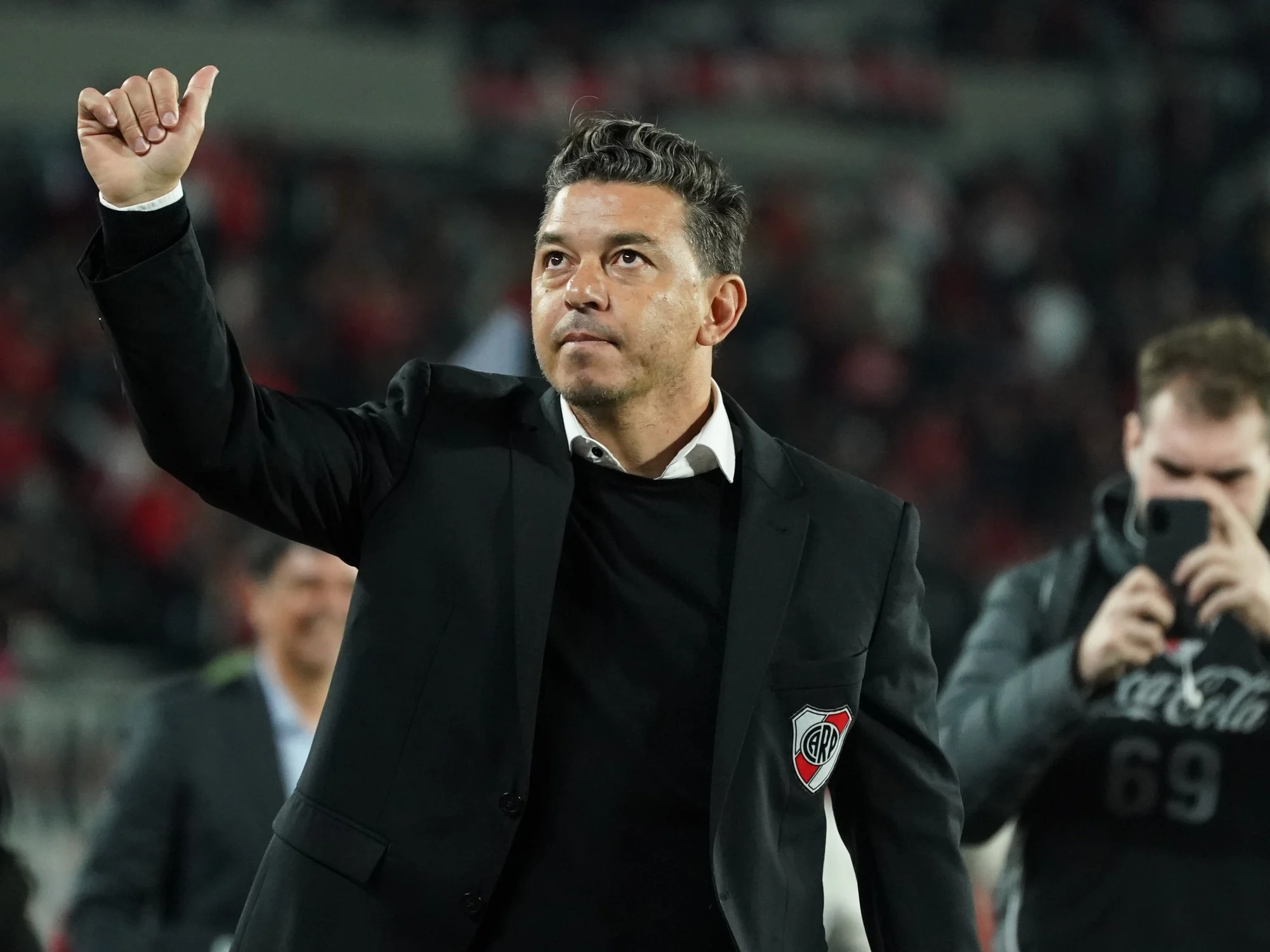 Gallardo habló sobre la pelea por el título
