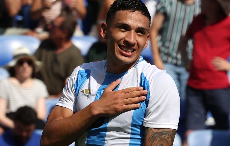 Equi Fernández celebró su primer gol en los Juegos Olímpicos
