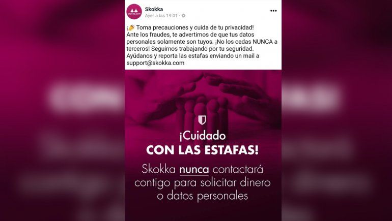 Nuevas estafas, ahora a través de una página que ofrece servicios sexuales