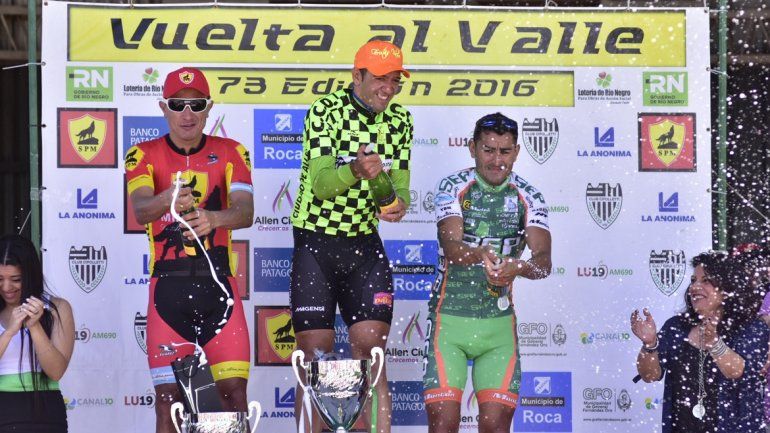 Ciudad de Chivilcoy tenía el nombre del ganador de la Vuelta al Valle. Mirasal y SEP de San Juan tocaron el podio.