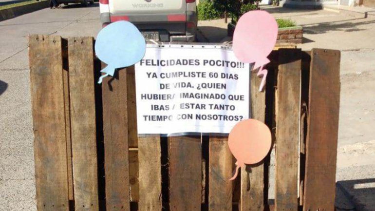 Insólito: le festejaron el cumple a un pozo en Roca