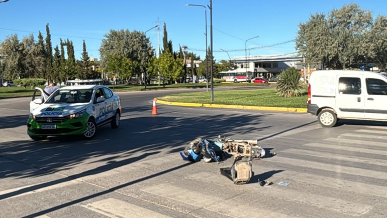 Dos accidentes de tránsito tuvieron lugar en la mañana de este martes en Cipolletti.