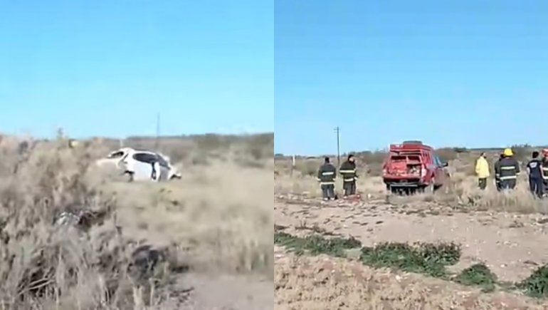 Una mujer murió en un vuelco cuando volvía de Las Grutas