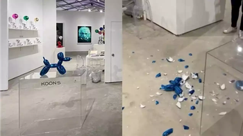 insolito: recorria un museo en miami y destrozo una millonaria escultura