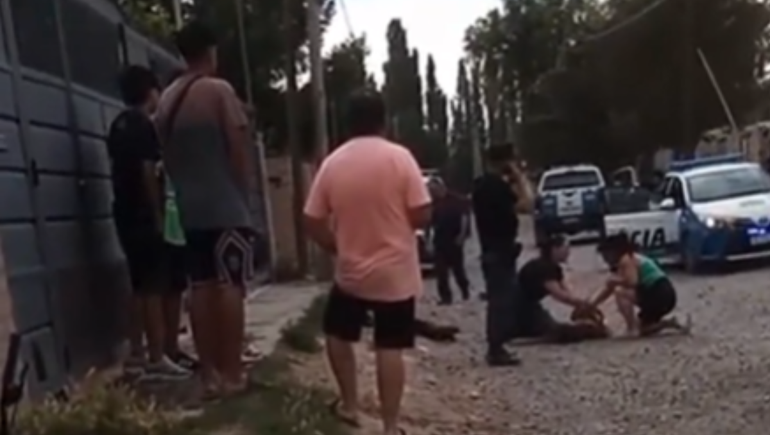 Tensión en Plottier luego que un móvil de la Policía atropelló a una nena
