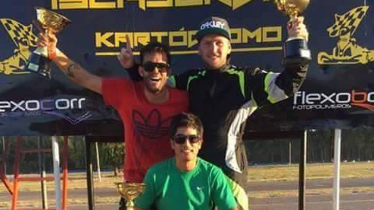 Ganadores en la fecha inaugural del Prokart en la Isla Jordán.