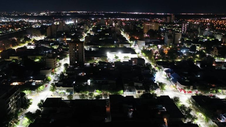Ya se colocaron a la fecha un total de 1160 luces LED en la ciudad.