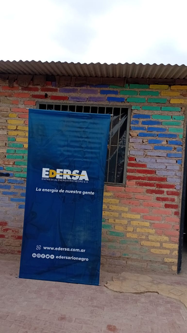 La oficina Móvil en el Centro Comunitario del barrio Anai Mapu.