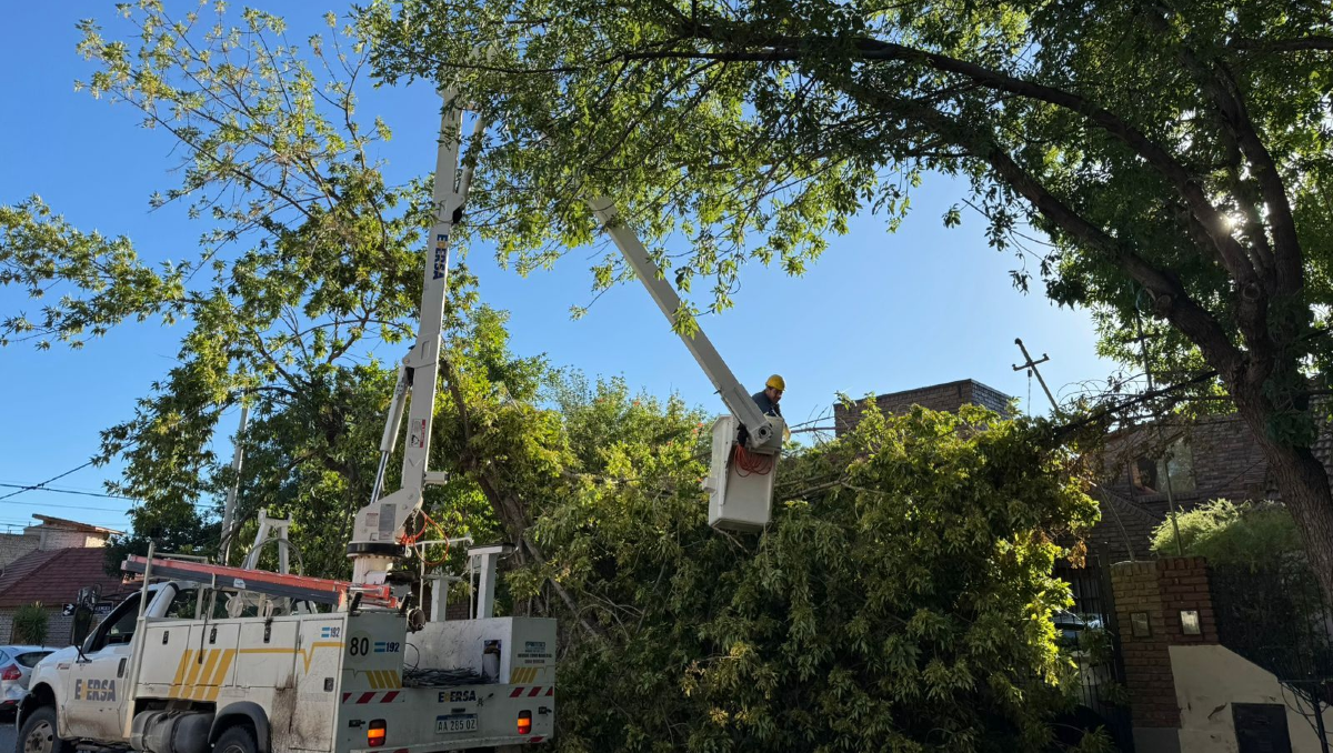 Edersa destacó que la tormenta causó graves daños en instalaciones eléctricas
