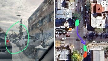 Más allá del susto, el pequeño, afortunadamente, no sufrió ninguna lesión tras el accidente de tránsito. 