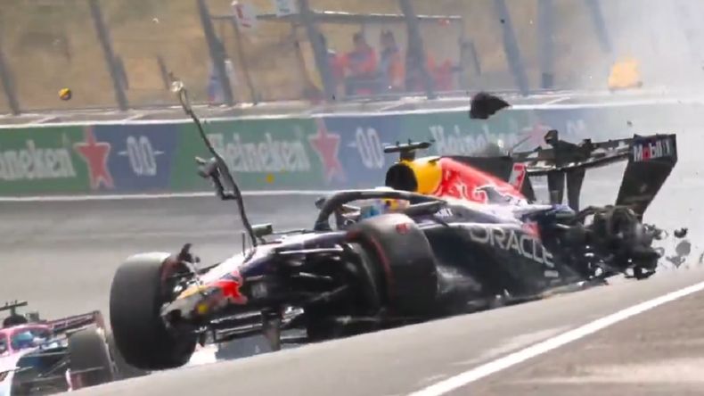 El terrible palo de Verstappen que lo dejó afuera de la final en Zandvoort